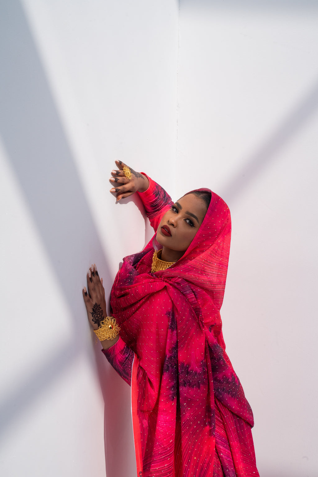 Burgundy Splash Toub