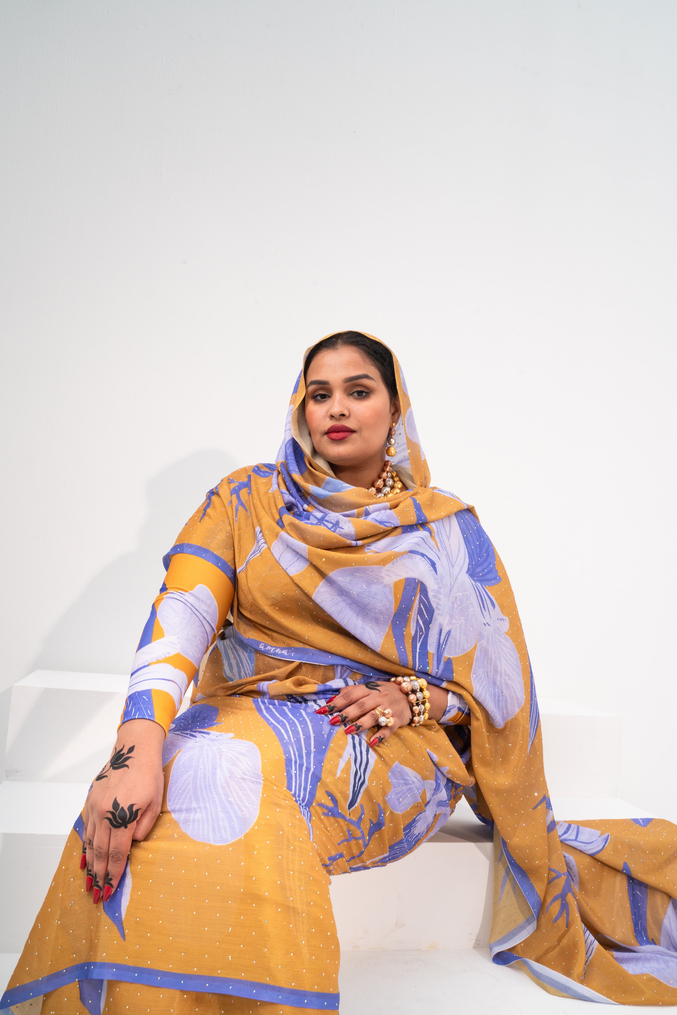 Blue Flory Toub