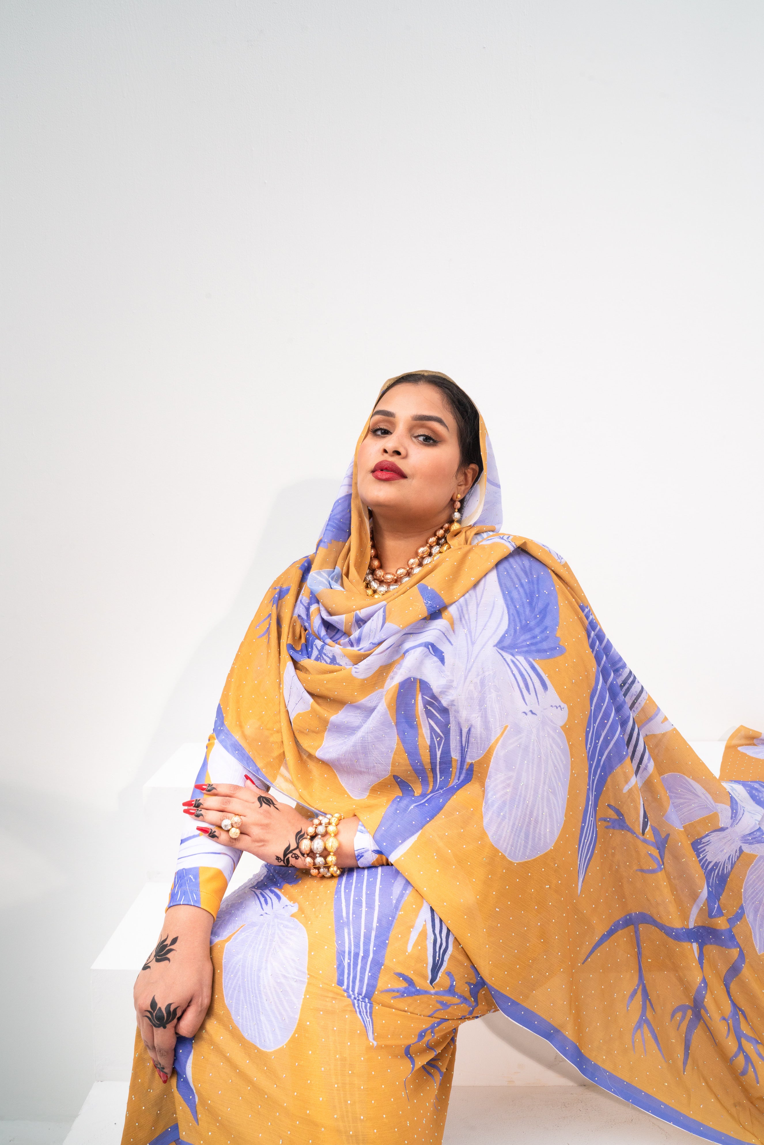 Blue Flory Toub
