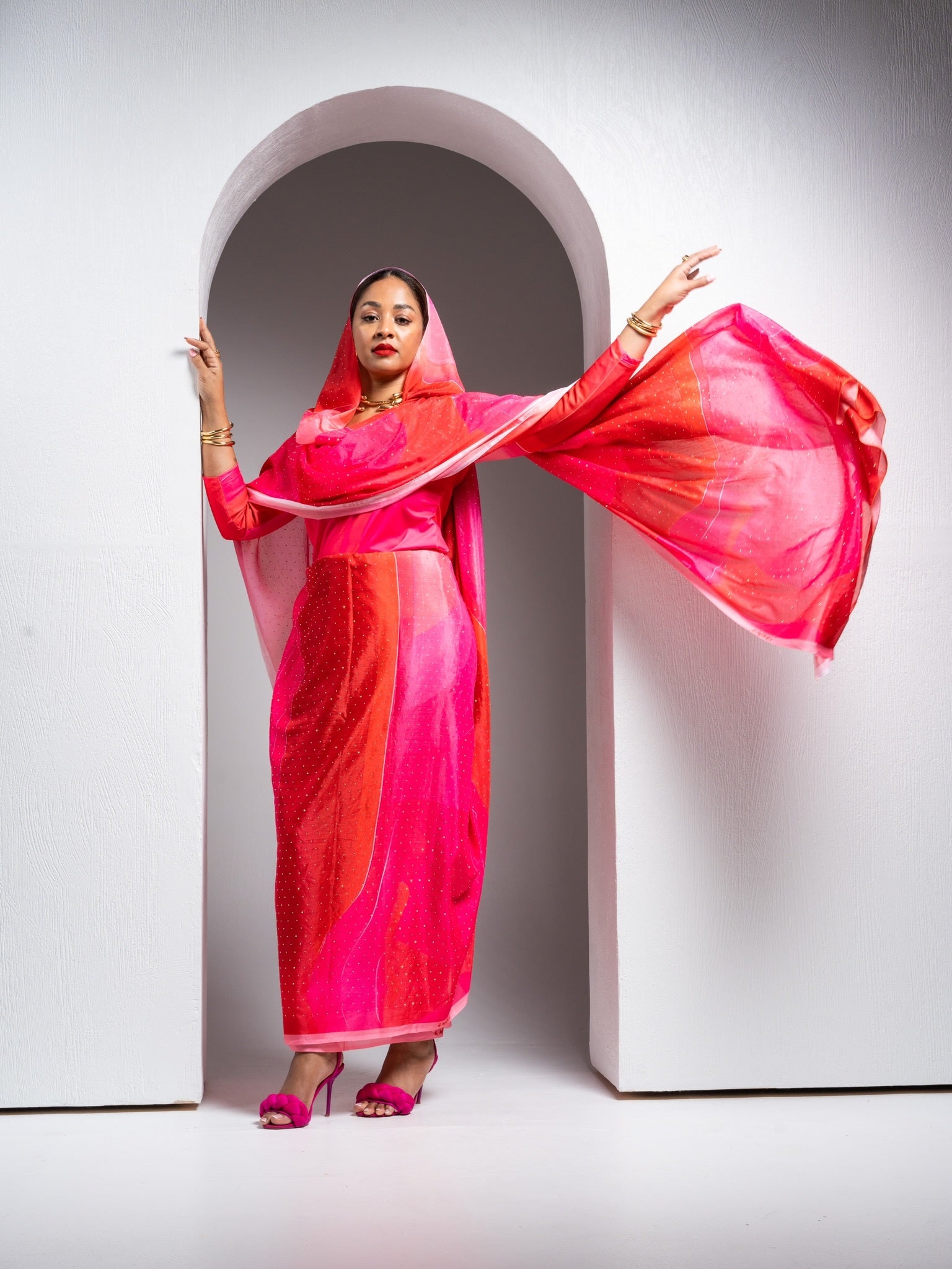 Rosy Watercolor Splash