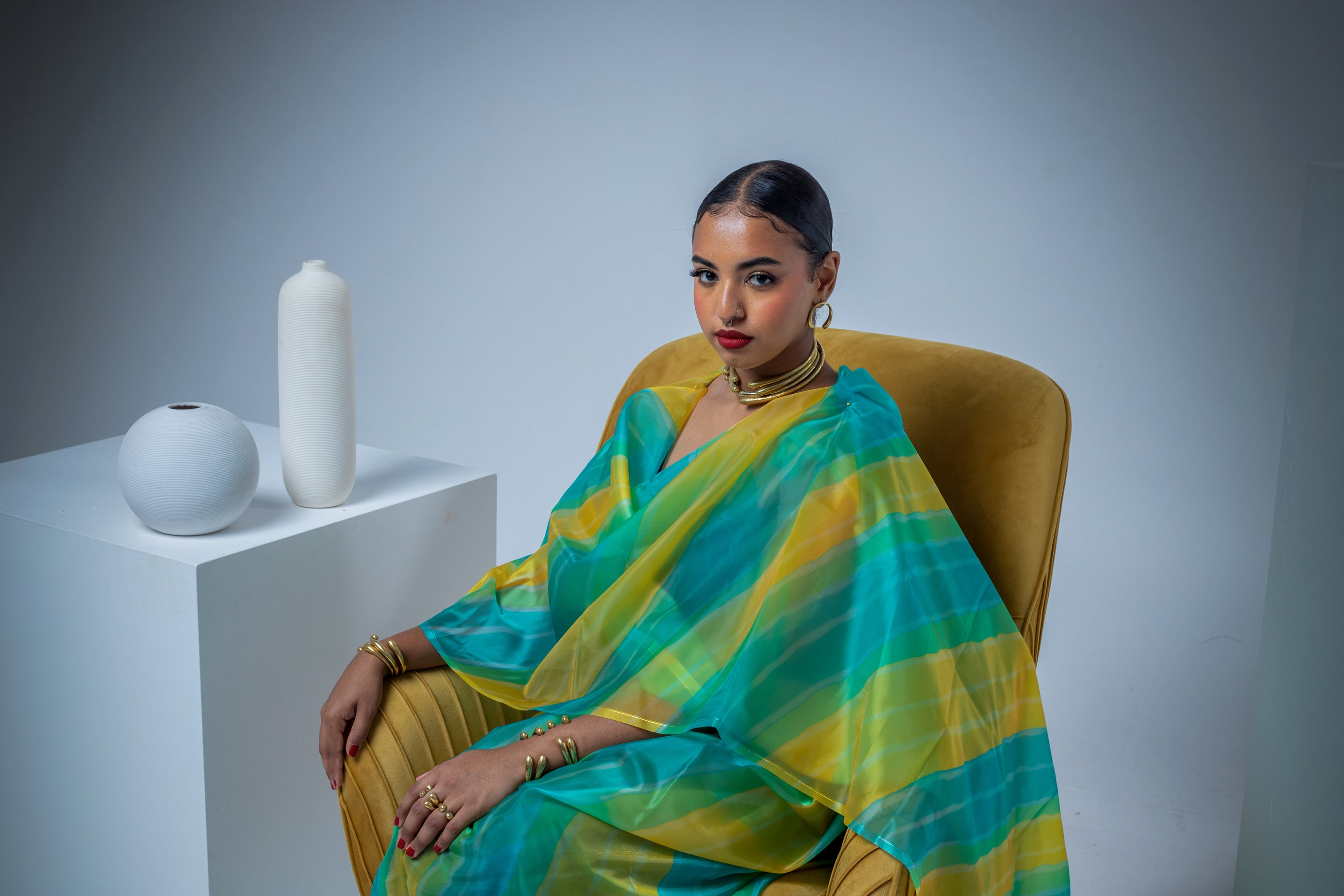 Two Shade Stripes 2 thoub