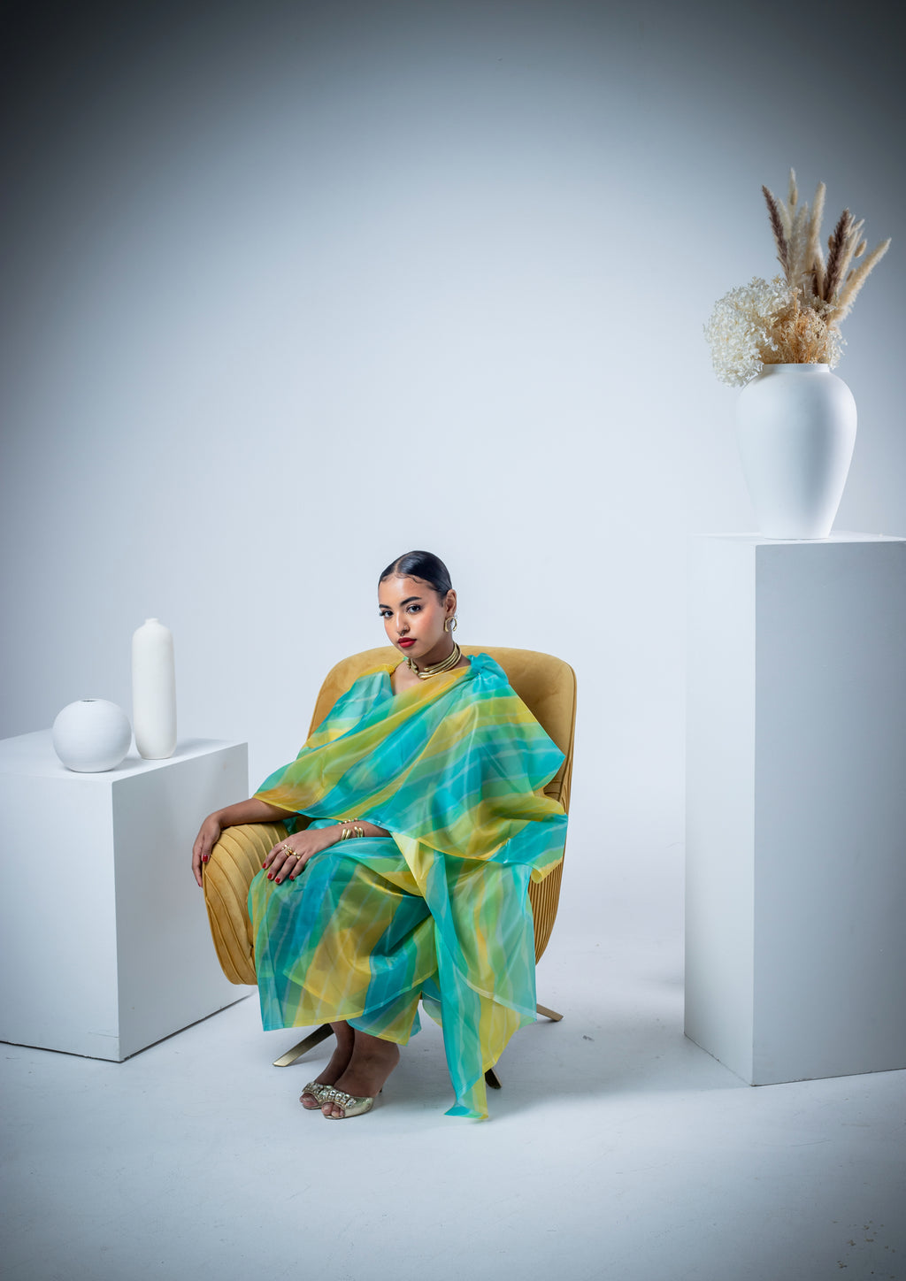 Two Shade Stripes 2 thoub