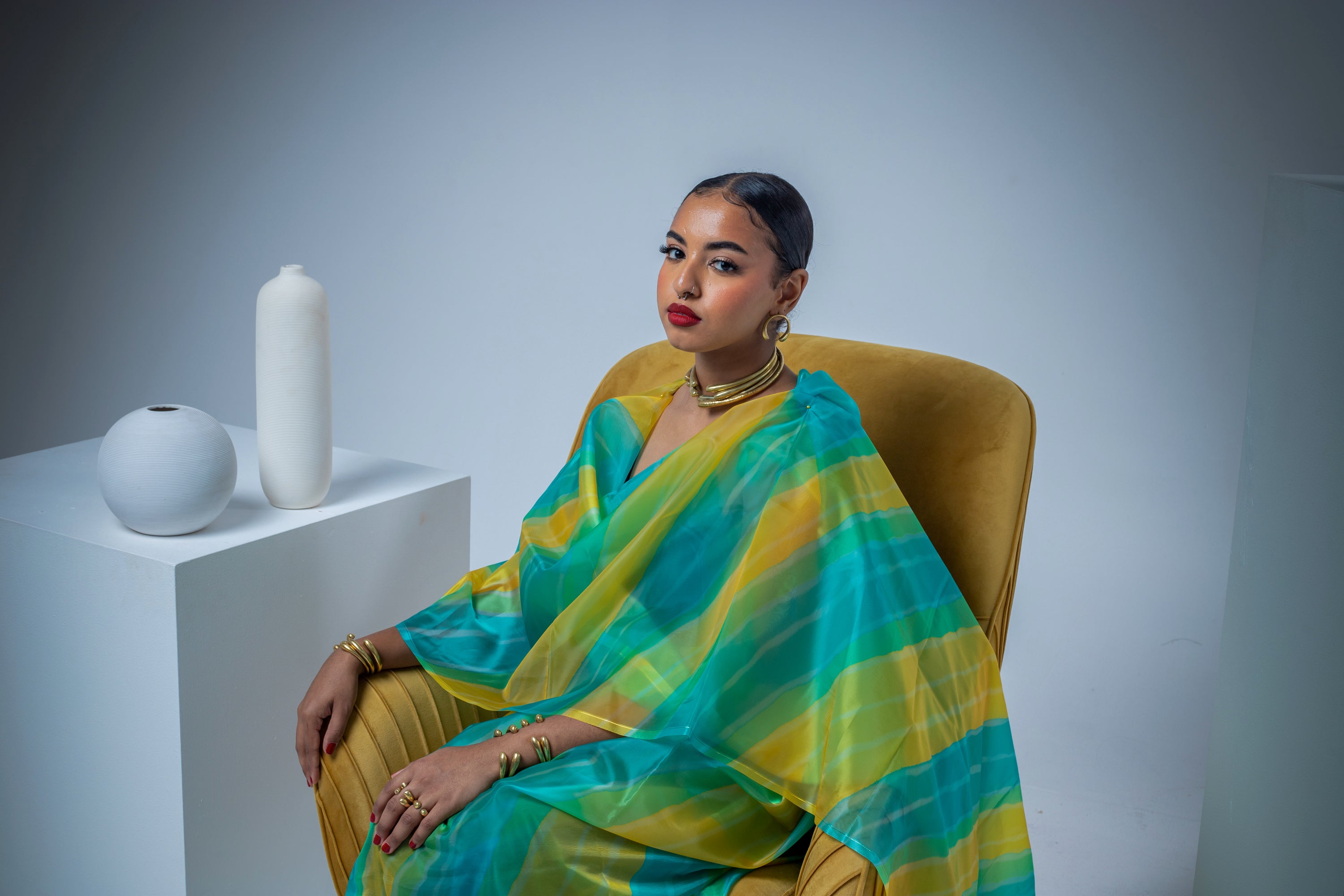 Two Shade Stripes 2 thoub