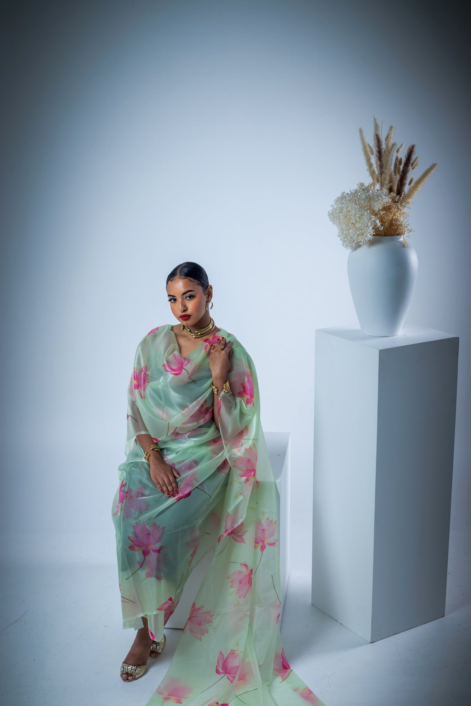 Mint flora thoub