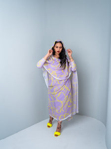 Purple pastel toub