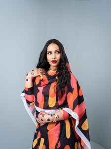 Black polka dots Toub