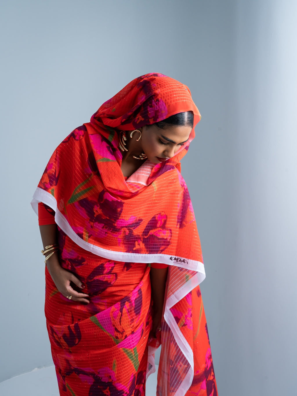 Bright orange flora Toub