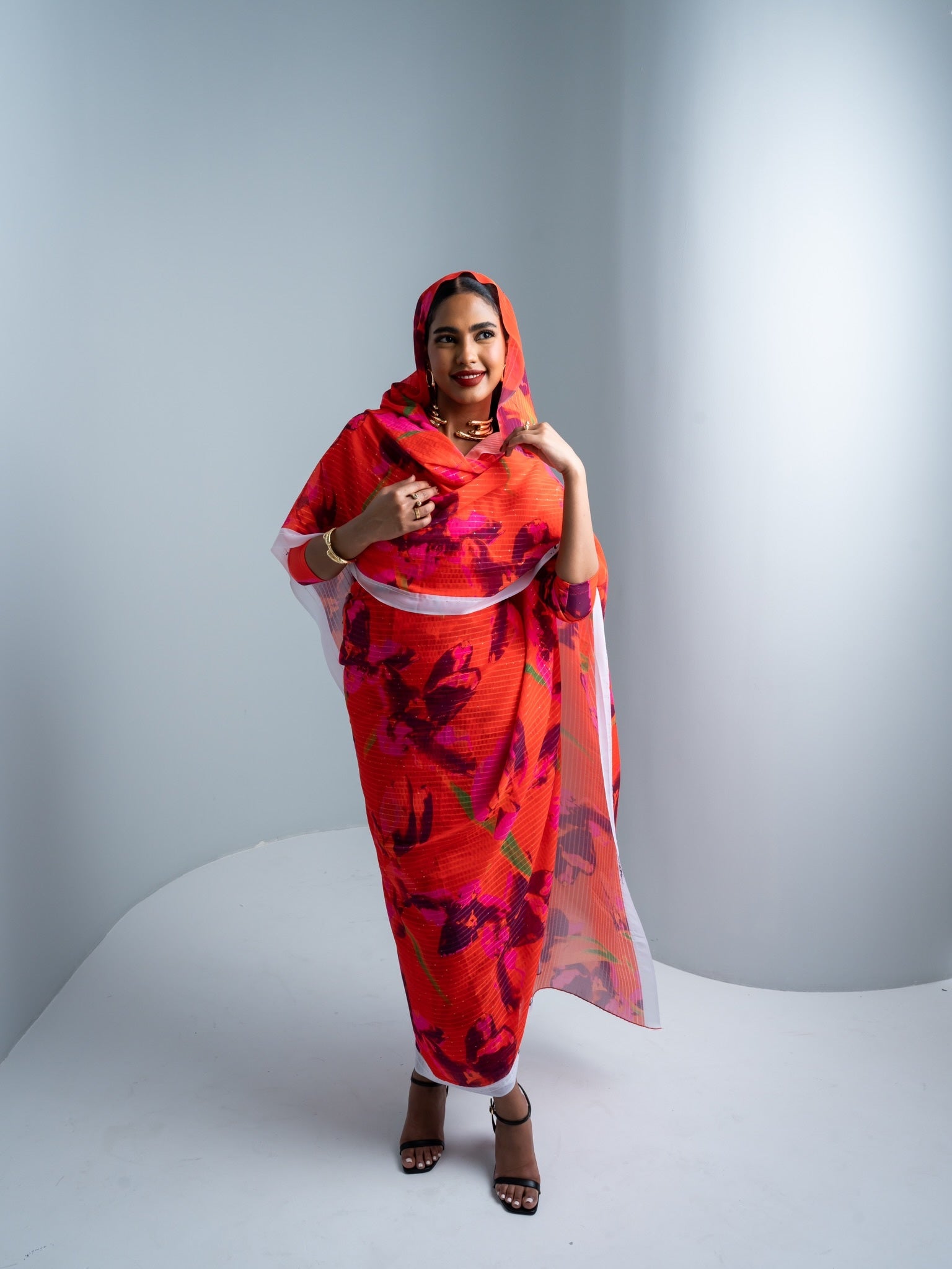 Bright orange flora Toub