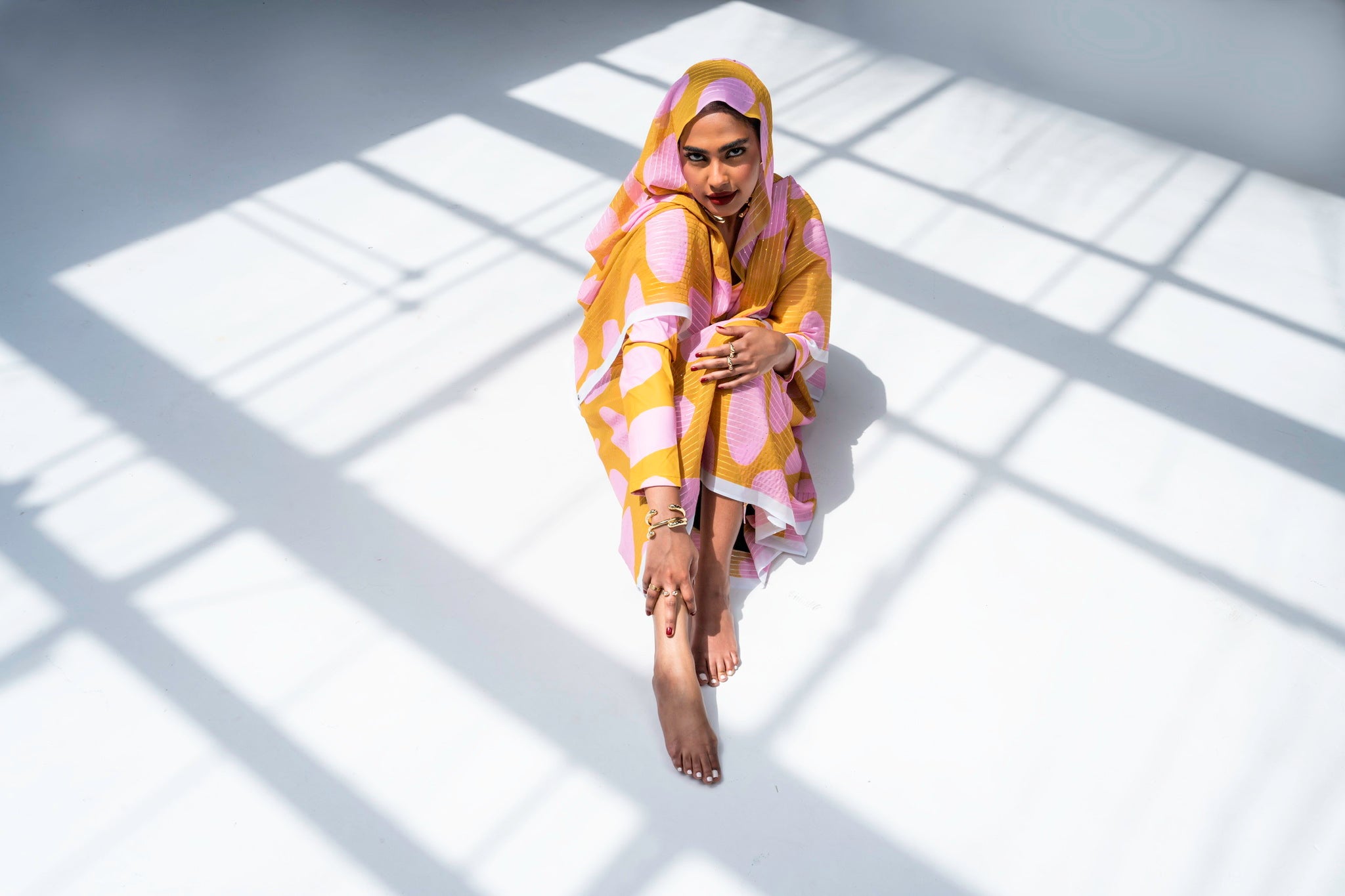 Pink polka dots Toub