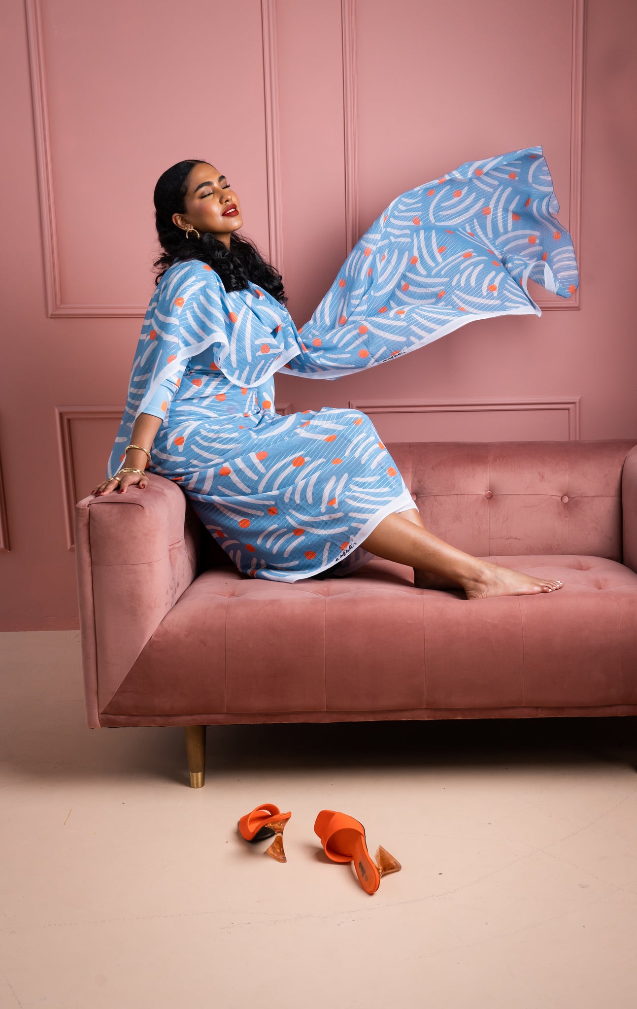 Blue Polka Dots Toub